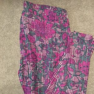 LulaRoe TC Leggings Green/Purple